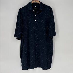 FootJoy Men's navy blue Golf Polo 2xl monogrammed kLLM fj